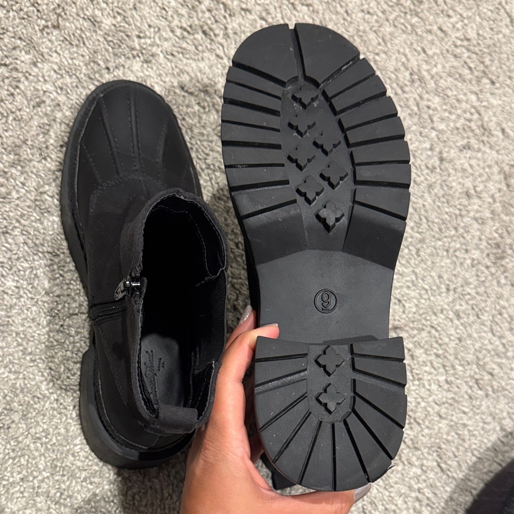 Universal Thread Black Winter Boots - image 3